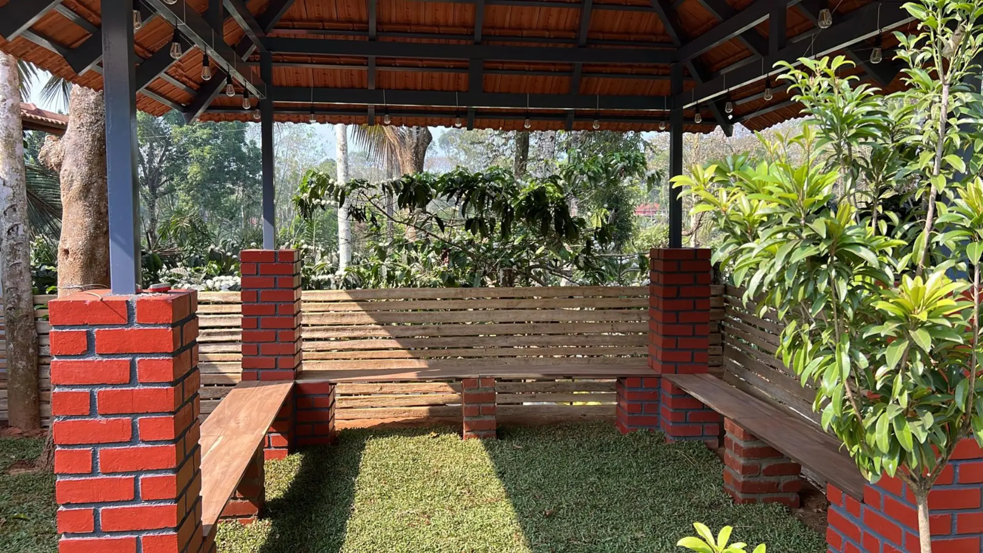 Outdoor seating area at Imara Stay